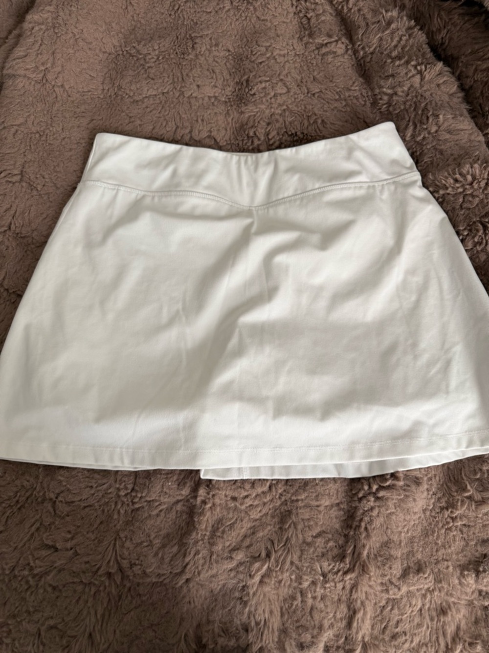 DKNY White Mini Skirt - Clean A-Line Tennis Style